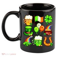 Irish Party Favors Festive St. Patrick's Day Mashup 11oz C Handle Ceramic Mug