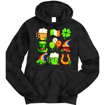 Irish Party Favors Festive St. Patrick's Day Mashup Tie Dye Hoodie