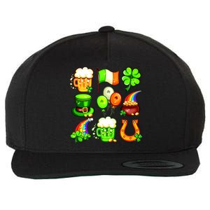 Irish Party Favors Festive St. Patrick's Day Mashup Wool Snapback Cap