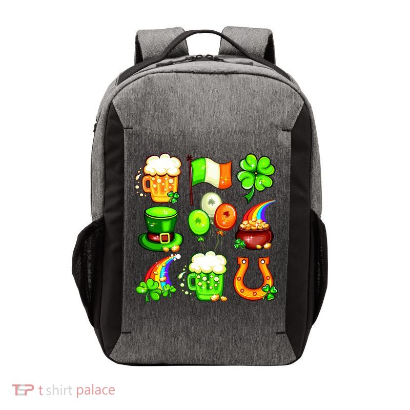 Irish Party Favors Festive St. Patrick's Day Mashup Vector Backpack
