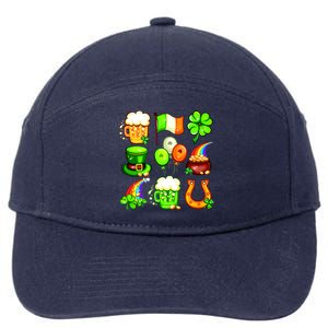 Irish Party Favors Festive St. Patrick's Day Mashup 7-Panel Snapback Hat