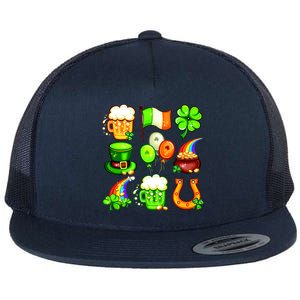 Irish Party Favors Festive St. Patrick's Day Mashup Flat Bill Trucker Hat