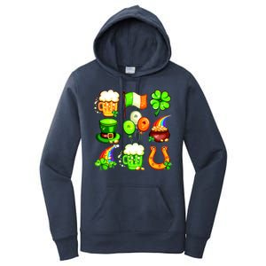 Irish Party Favors Festive St. Patrick's Day Mashup Women's Pullover Hoodie