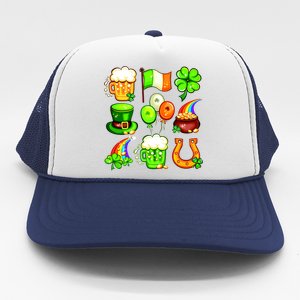 Irish Party Favors Festive St. Patrick's Day Mashup Trucker Hat