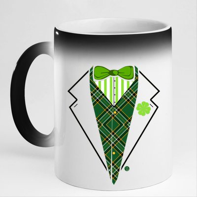 Irish Party Tuxedo 11oz Black Color Changing Mug