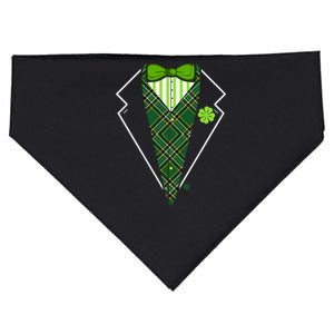 Irish Party Tuxedo USA-Made Doggie Bandana