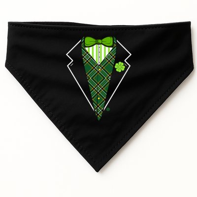 Irish Party Tuxedo USA-Made Doggie Bandana