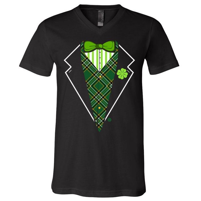 Irish Party Tuxedo V-Neck T-Shirt