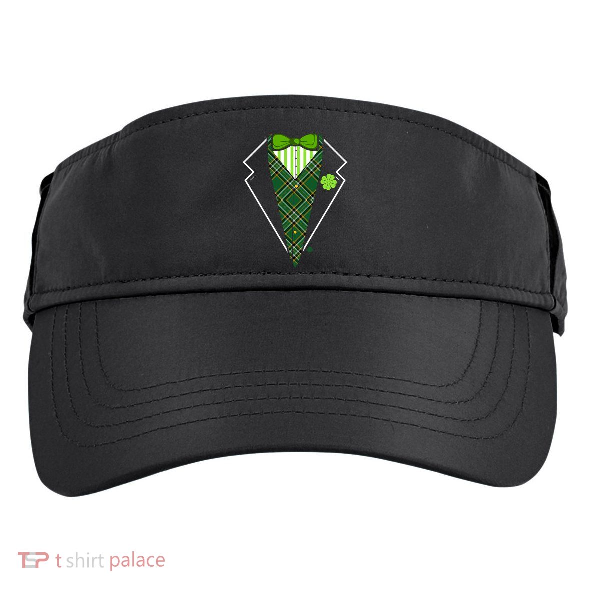 Irish Party Tuxedo Adult Drive Performance Visor