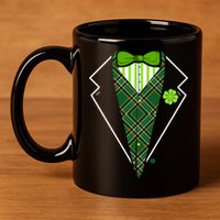 Irish Party Tuxedo 11oz C Handle Ceramic Mug
