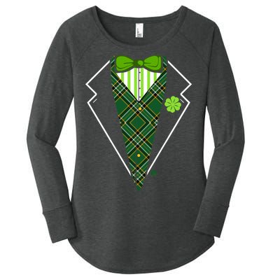 Irish Party Tuxedo Women's Perfect Tri Tunic Long Sleeve Shirt