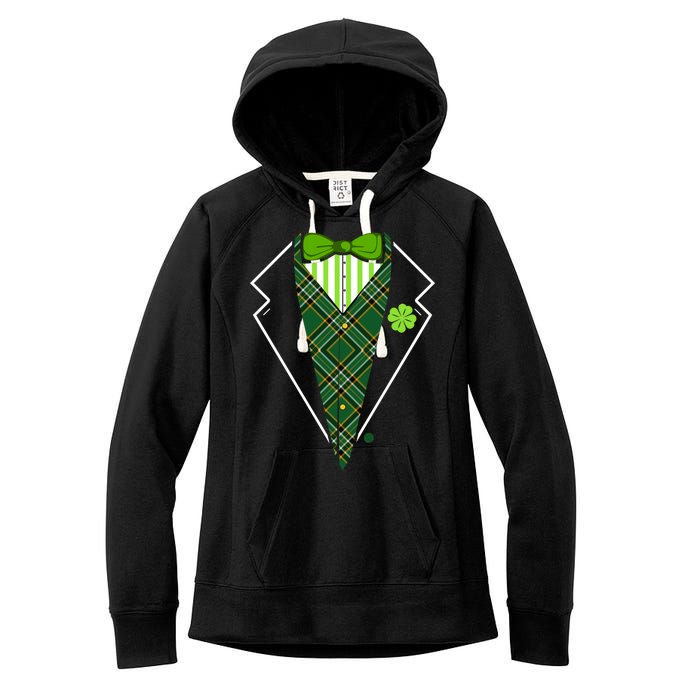 Irish Party Tuxedo Women's Fleece Hoodie