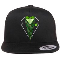 Irish Party Tuxedo Flat Bill Trucker Hat