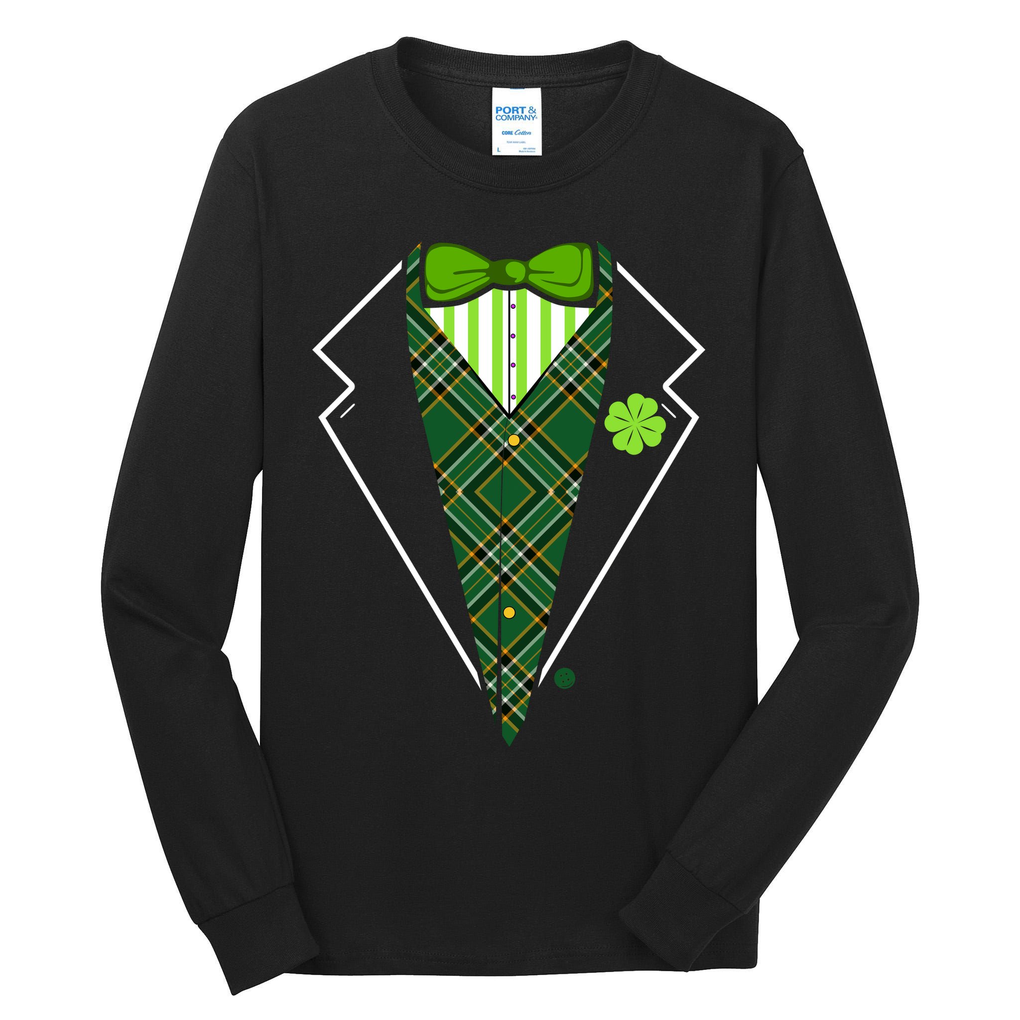 Irish Party Tuxedo Tall Long Sleeve T-Shirt