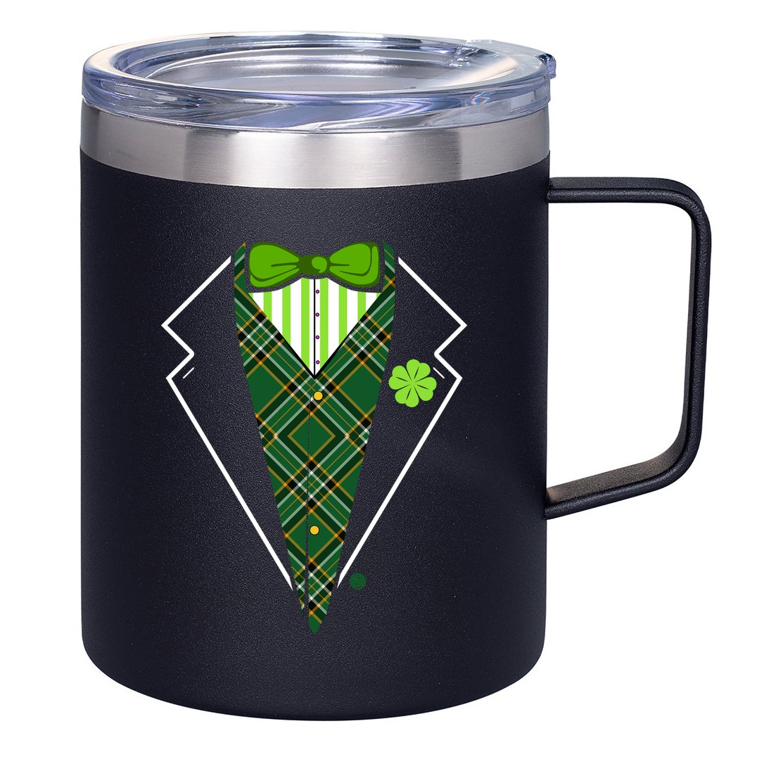 Irish Party Tuxedo 12oz Stainless Steel Coffee Mug