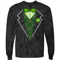 Irish Party Tuxedo Tie-Dye Long Sleeve Shirt