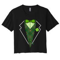 Irish Party Tuxedo Crop Top