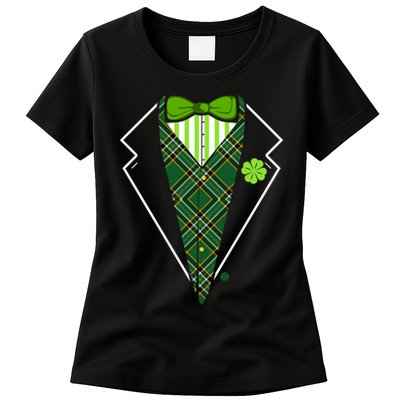 Irish Party Tuxedo Womens T-Shirt
