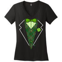 Irish Party Tuxedo Women's V-Neck T-Shirt