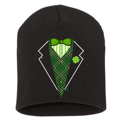 Irish Party Tuxedo Short Acrylic Beanie