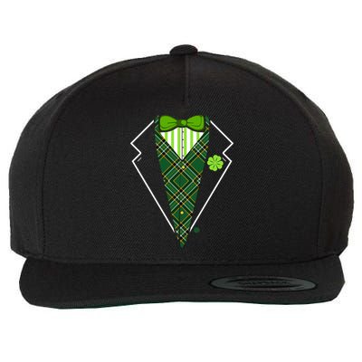 Irish Party Tuxedo Wool Snapback Cap