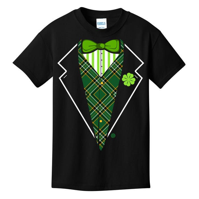 Irish Party Tuxedo Kids T-Shirt