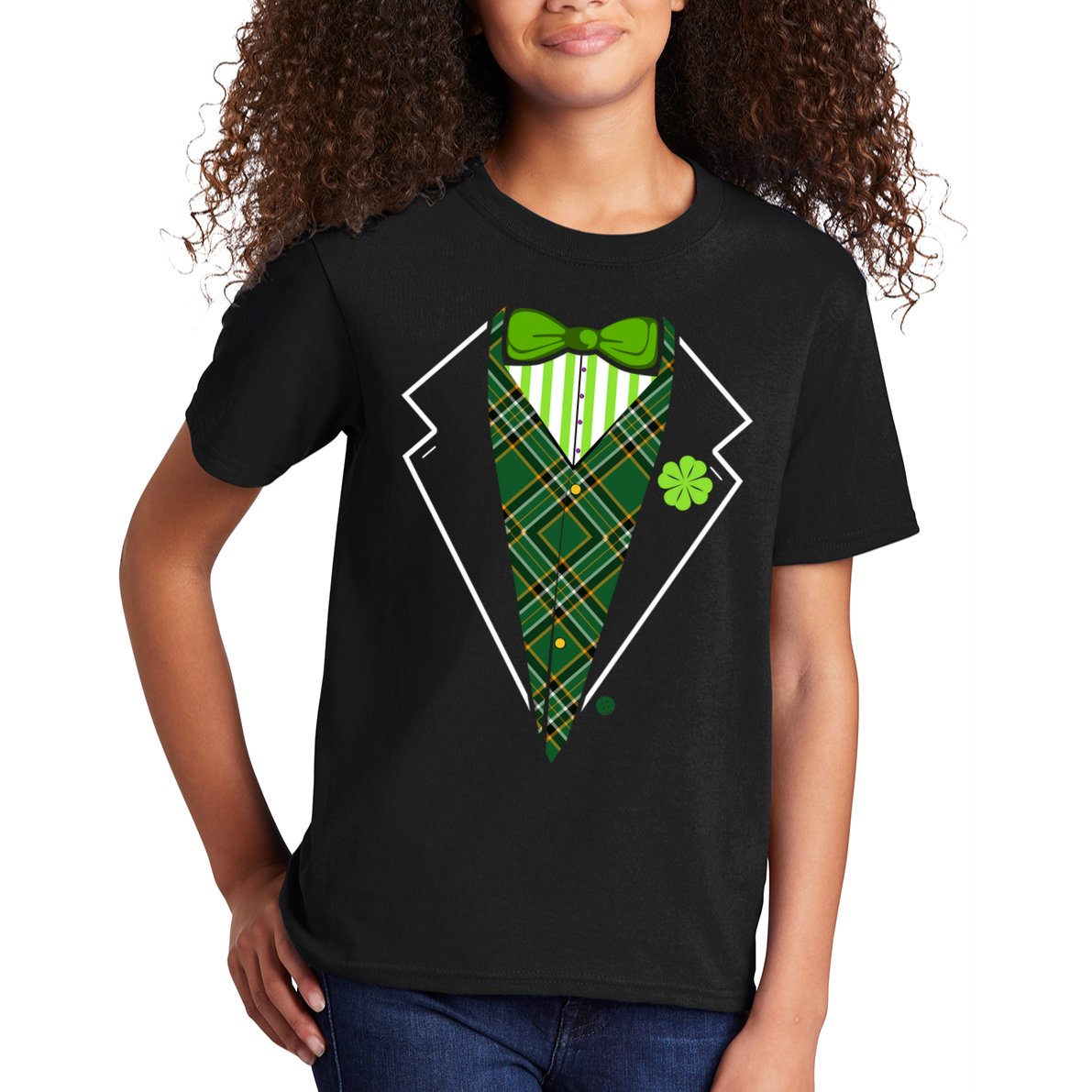 Irish Party Tuxedo Kids T-Shirt