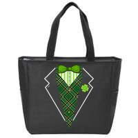 Irish Party Tuxedo Zip Tote Bag