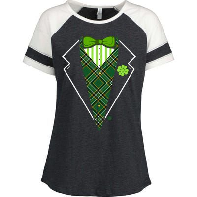 Irish Party Tuxedo Enza Ladies Jersey Colorblock Tee