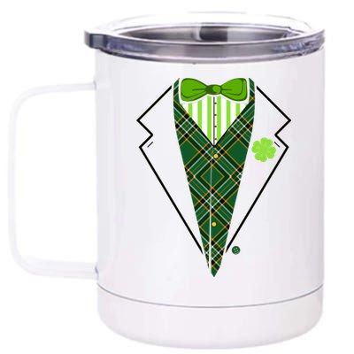 Irish Party Tuxedo 12 oz Stainless Steel Tumbler Cup