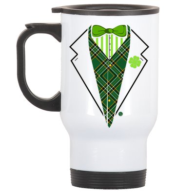 Irish Party Tuxedo Stainless Steel Travel Mug