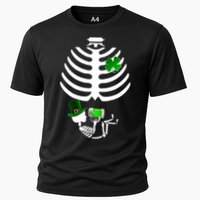 Irish Pregnant Skeleton Baby Beer Cooling Performance Crew T-Shirt