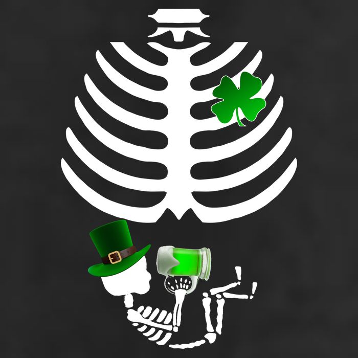 Irish Pregnant Skeleton Baby Beer Adult Drive Performance Visor