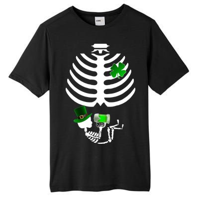 Irish Pregnant Skeleton Baby Beer Tall Fusion ChromaSoft Performance T-Shirt