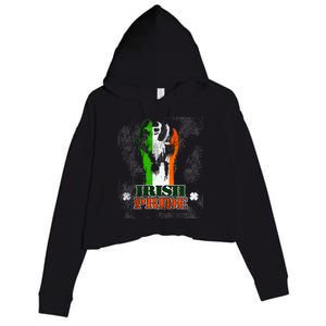 Irish Pride Crop Fleece Hoodie