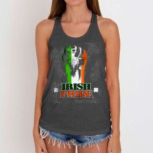 Irish Pride Women's Knotted Racerback Tank