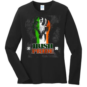 Irish Pride Ladies Long Sleeve Shirt