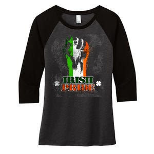 Irish Pride Women's Tri-Blend 3/4-Sleeve Raglan Shirt