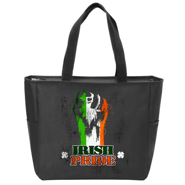Irish Pride Zip Tote Bag
