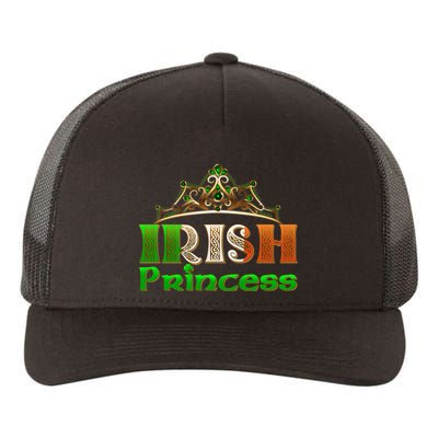 Irish Princess Crown St. Patrick's Day Yupoong Adult 5-Panel Trucker Hat