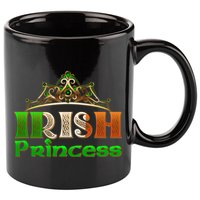 Irish Princess Crown St. Patrick's Day 11oz C Handle Ceramic Mug