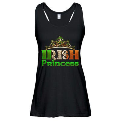 Irish Princess Crown St. Patrick's Day Ladies Essential Flowy Tank