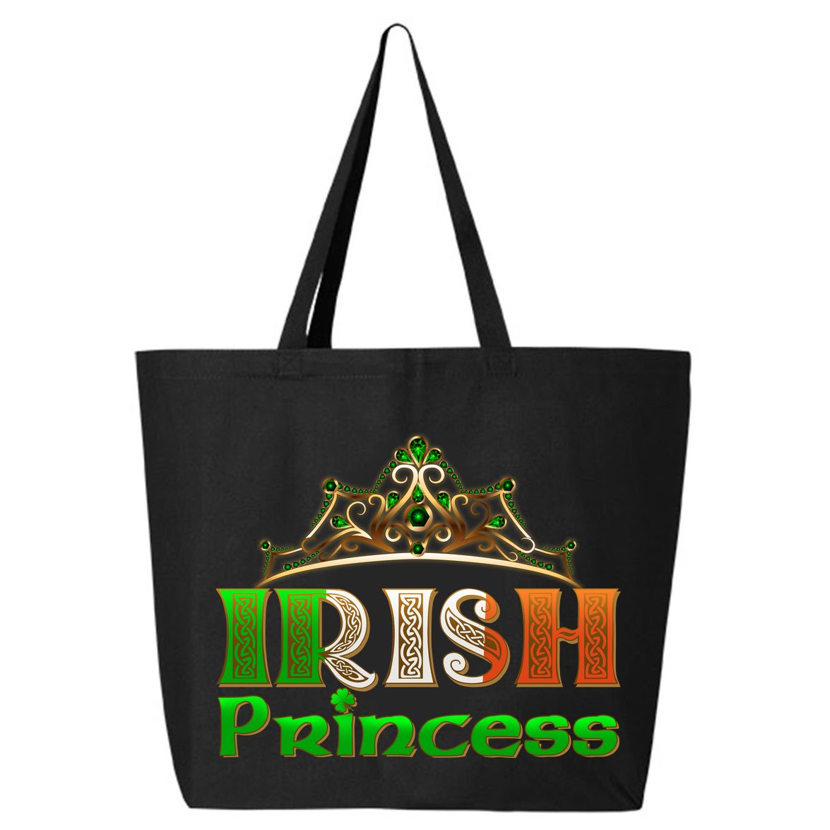 Irish Princess Crown St. Patrick's Day 25L Jumbo Tote