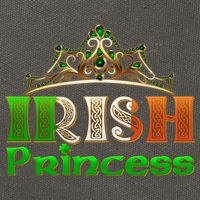 Irish Princess Crown St. Patrick's Day Cotton Canvas Backpack