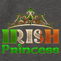 Irish Princess Crown St. Patrick's Day Vector Backpack