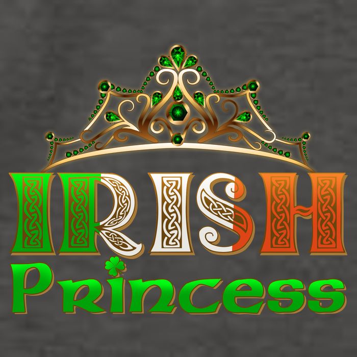 Irish Princess Crown St. Patrick's Day Vector Backpack