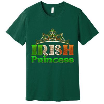 Irish Princess Crown St. Patrick's Day Premium T-Shirt
