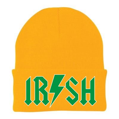 Irish Rocks Logo Music Parody St Patricks Day Knit Cap Winter Beanie