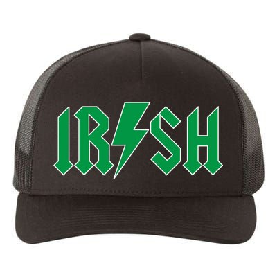 Irish Rocks Logo Music Parody St Patricks Day Yupoong Adult 5-Panel Trucker Hat