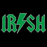 Irish Rocks Logo Music Parody St Patricks Day Cooling Performance Crew T-Shirt